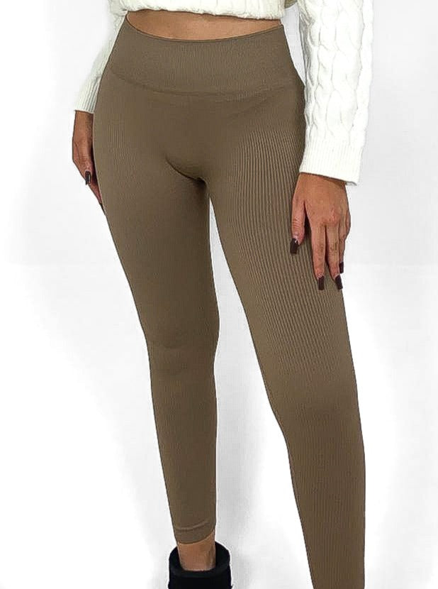 Seamless Ribbed Leggings