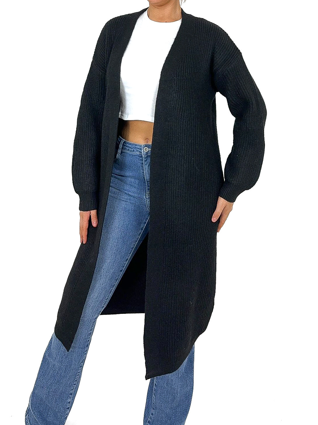 Chunky Knit Longline Cardigan