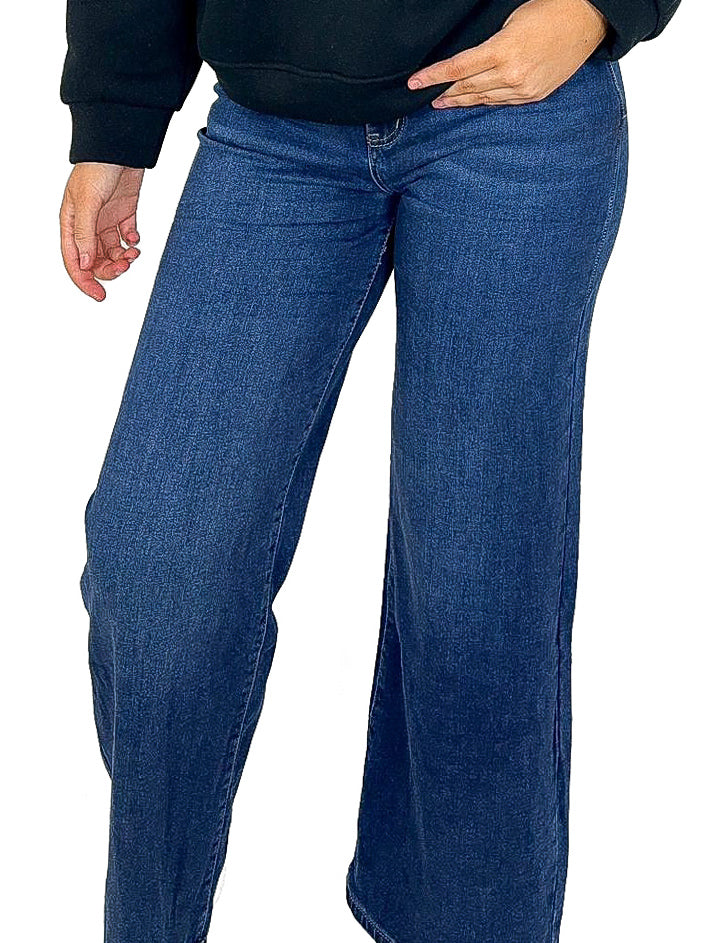 High Rise Wide Leg Jeans