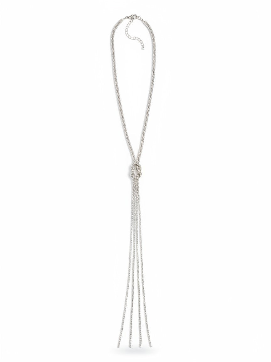 Knotted Drop Necklace Set