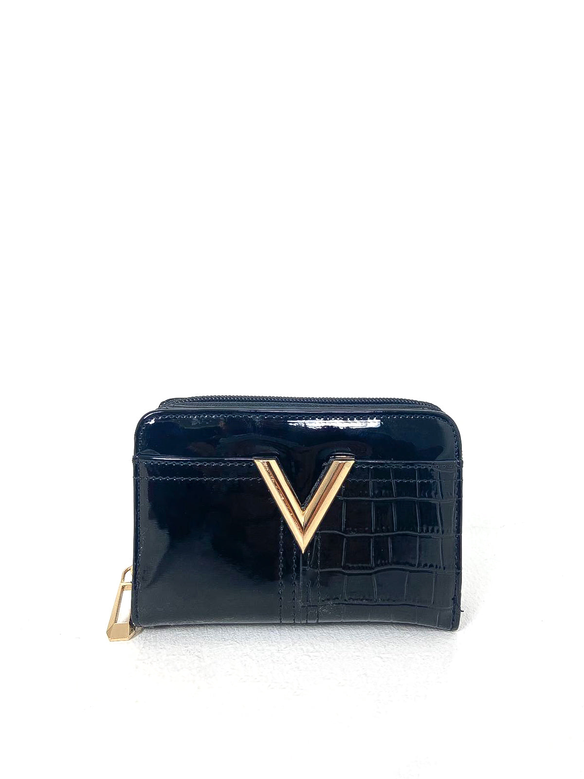 Small Patent "V" Front Purse