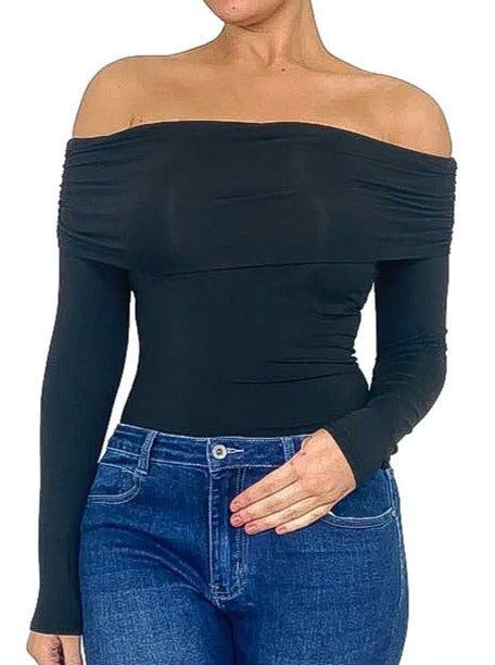 Slinky Bardot Top