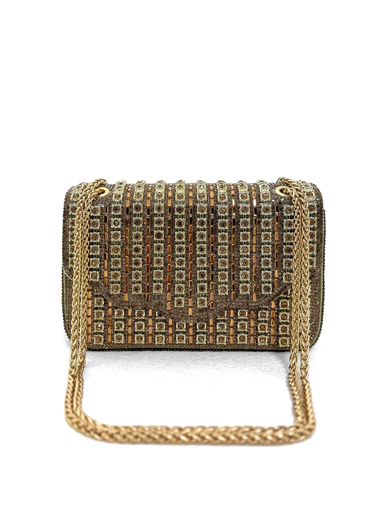 Chunky Diamante & Glitter Shoulder Bag