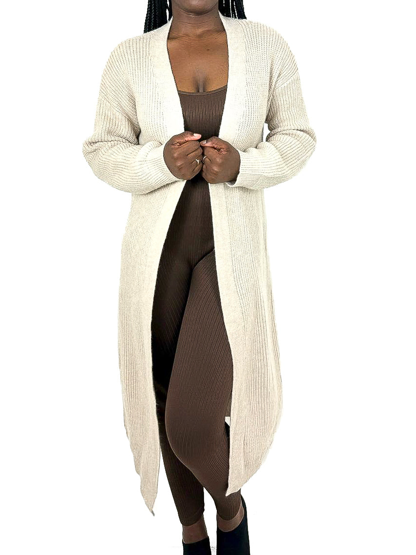 Chunky Knit Longline Cardigan