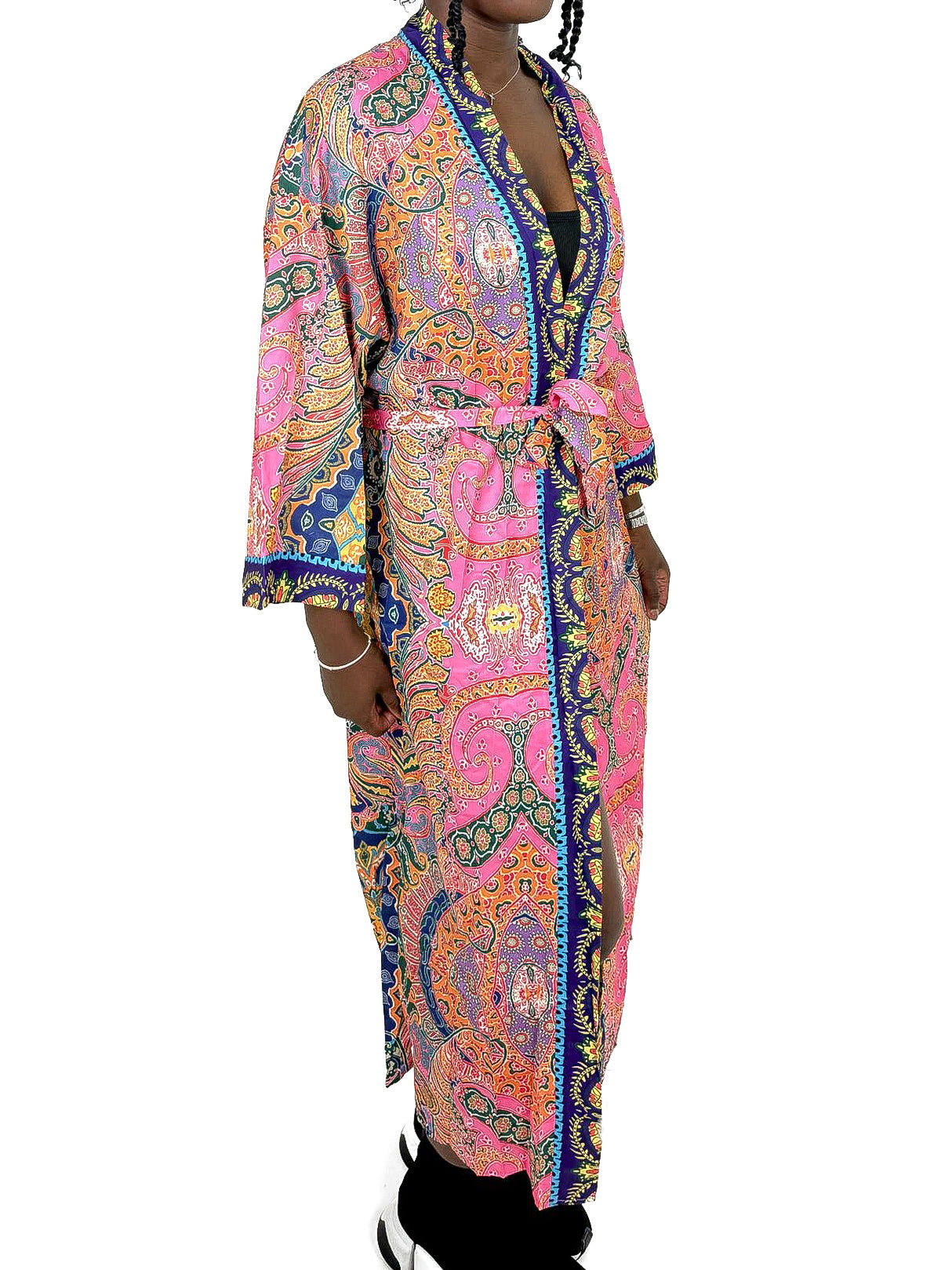 Longline Printed Kimono