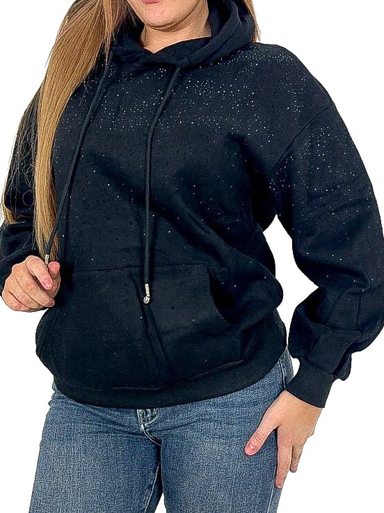 Ombre Scatter Diamante Hoodie