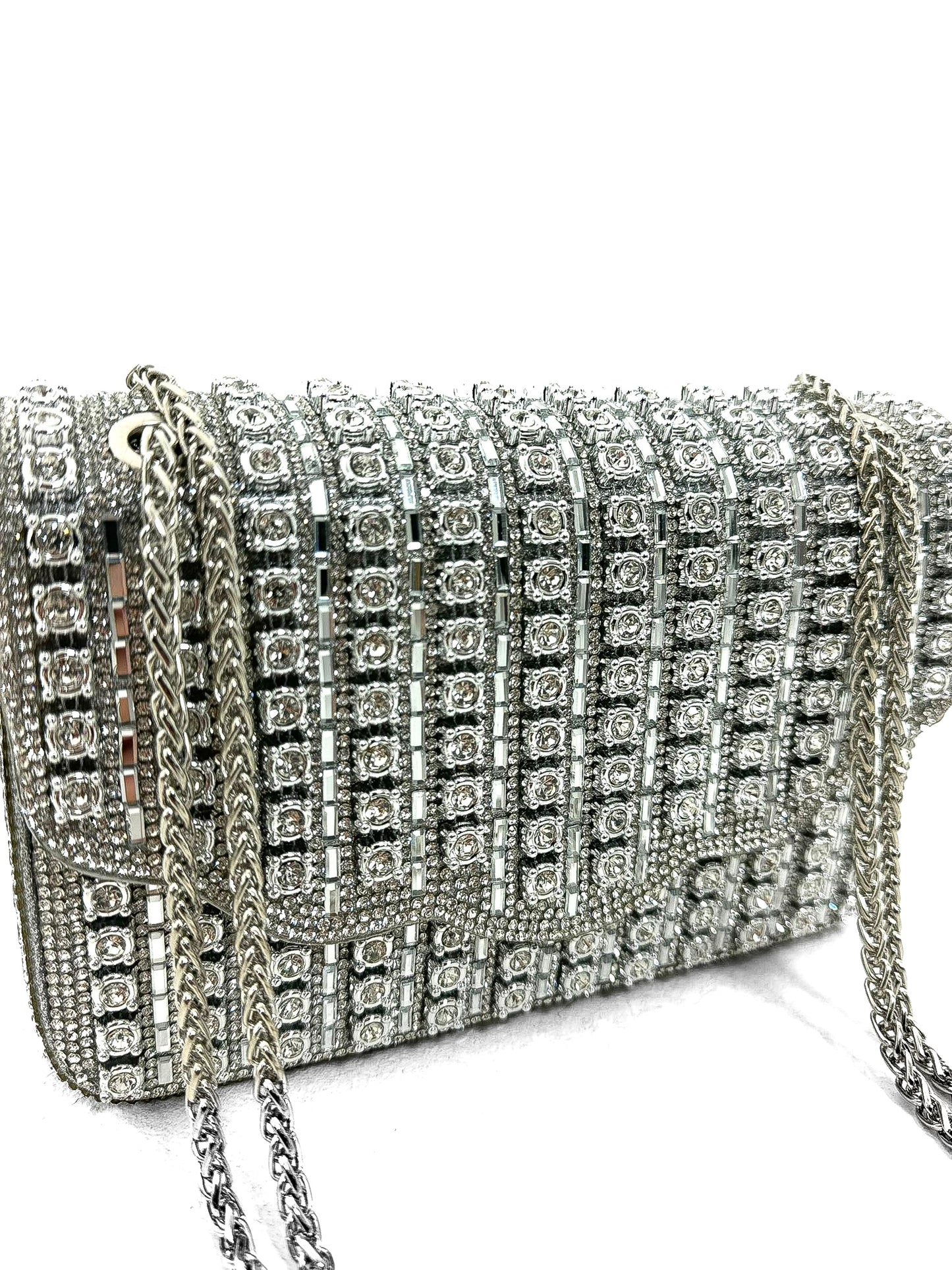 Chunky Diamante & Glitter Shoulder Bag