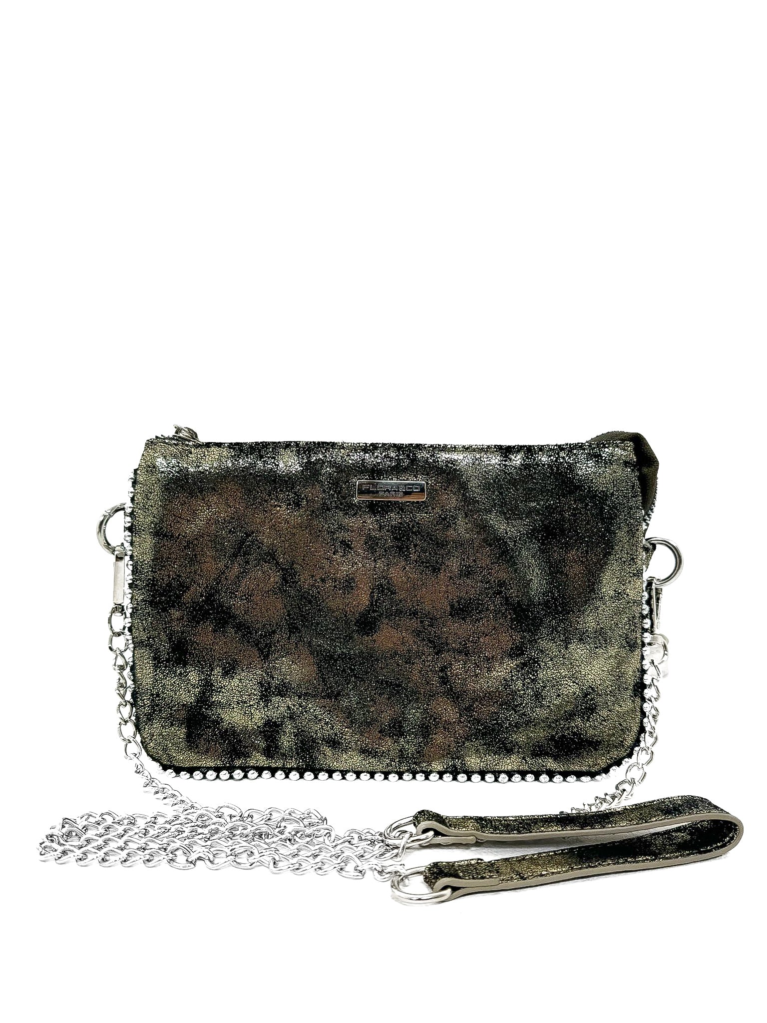 Metallic Suedette Shoulder bag