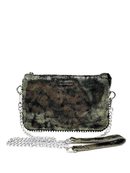 Metallic Suedette Shoulder bag