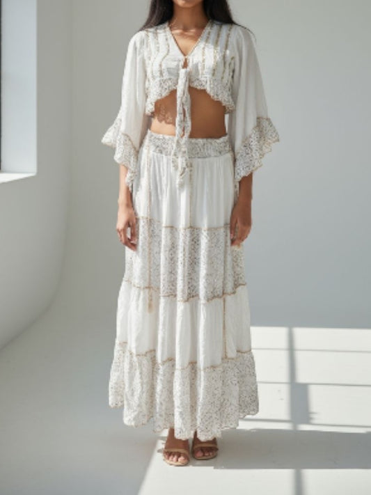 Sequin Embellished Boho Co-Ord