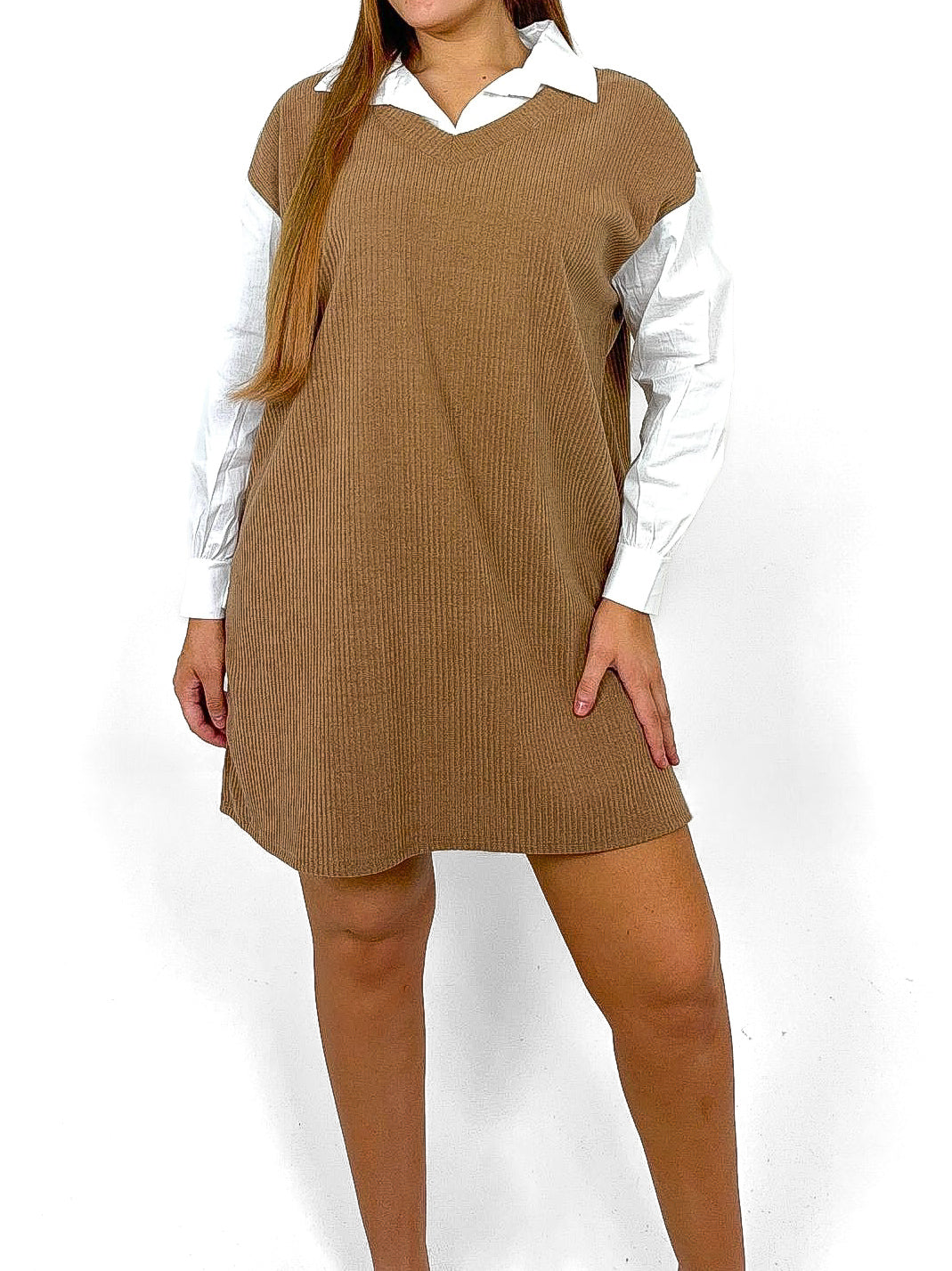 Corduroy Shirt Dress