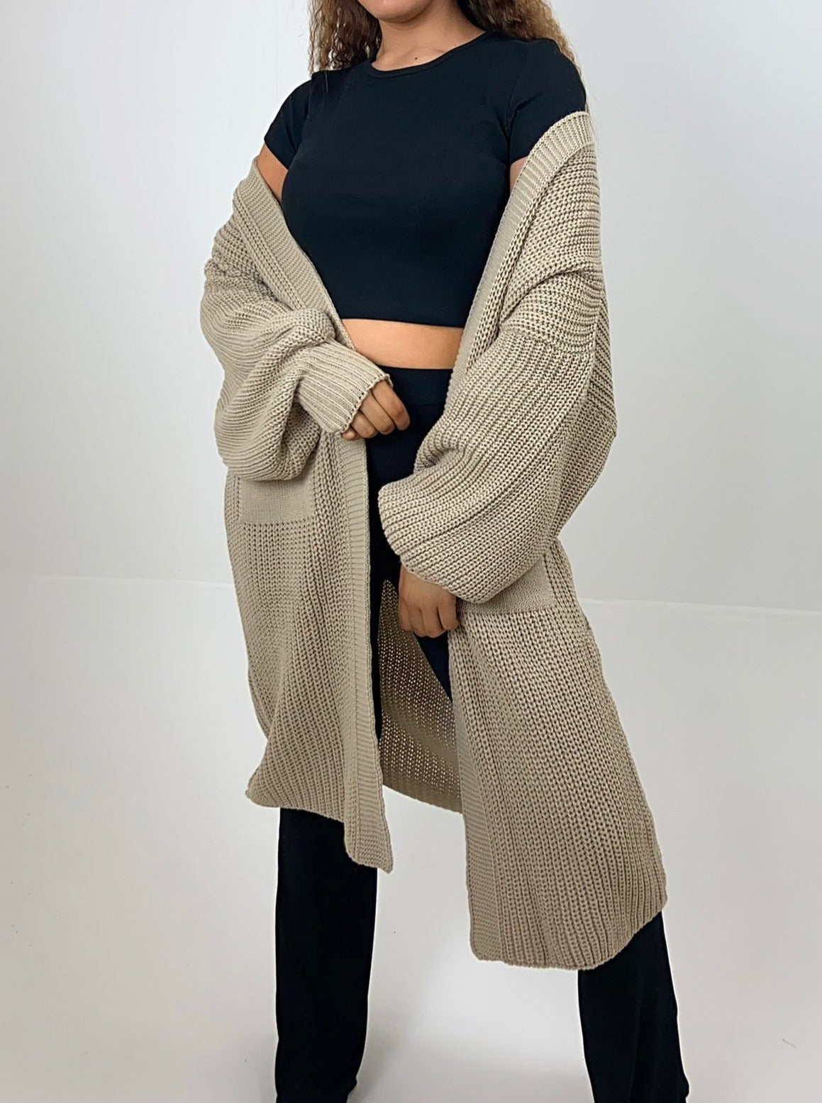 Chunky Knit Midi Cardigan