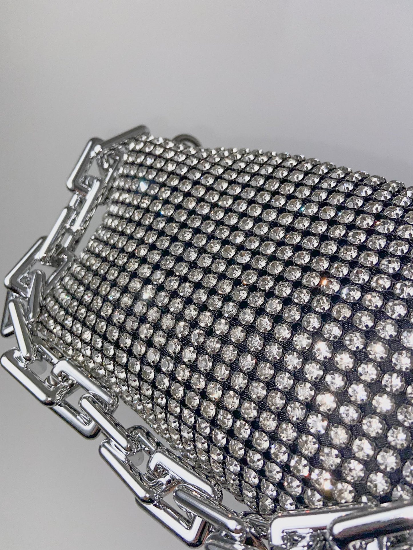 Chunky Chain Diamante Bag