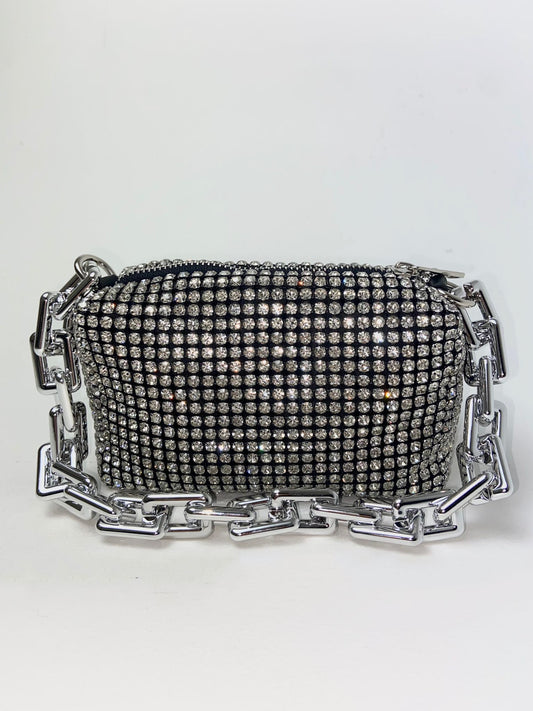 Chunky Chain Diamante Bag