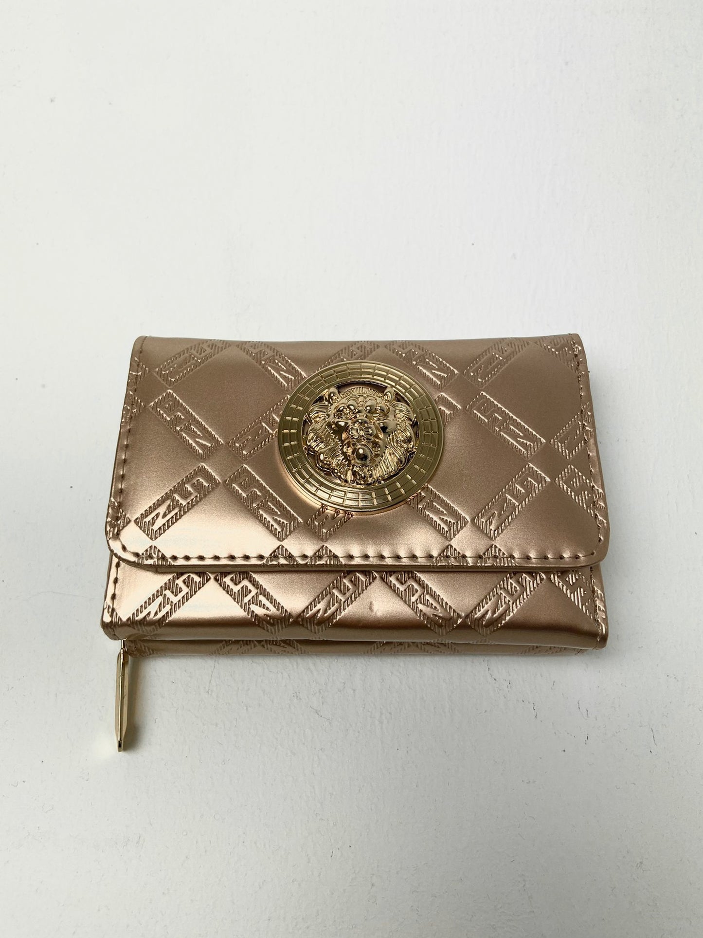 Small Patent Emblem Purse