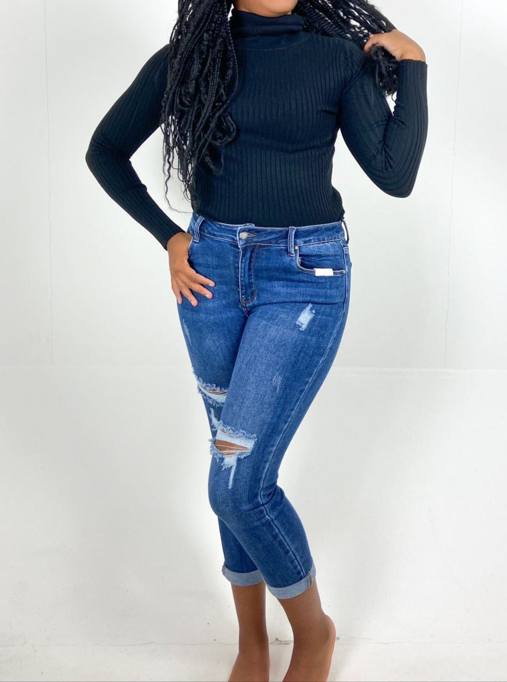 Regular Fit Ripped Jeans