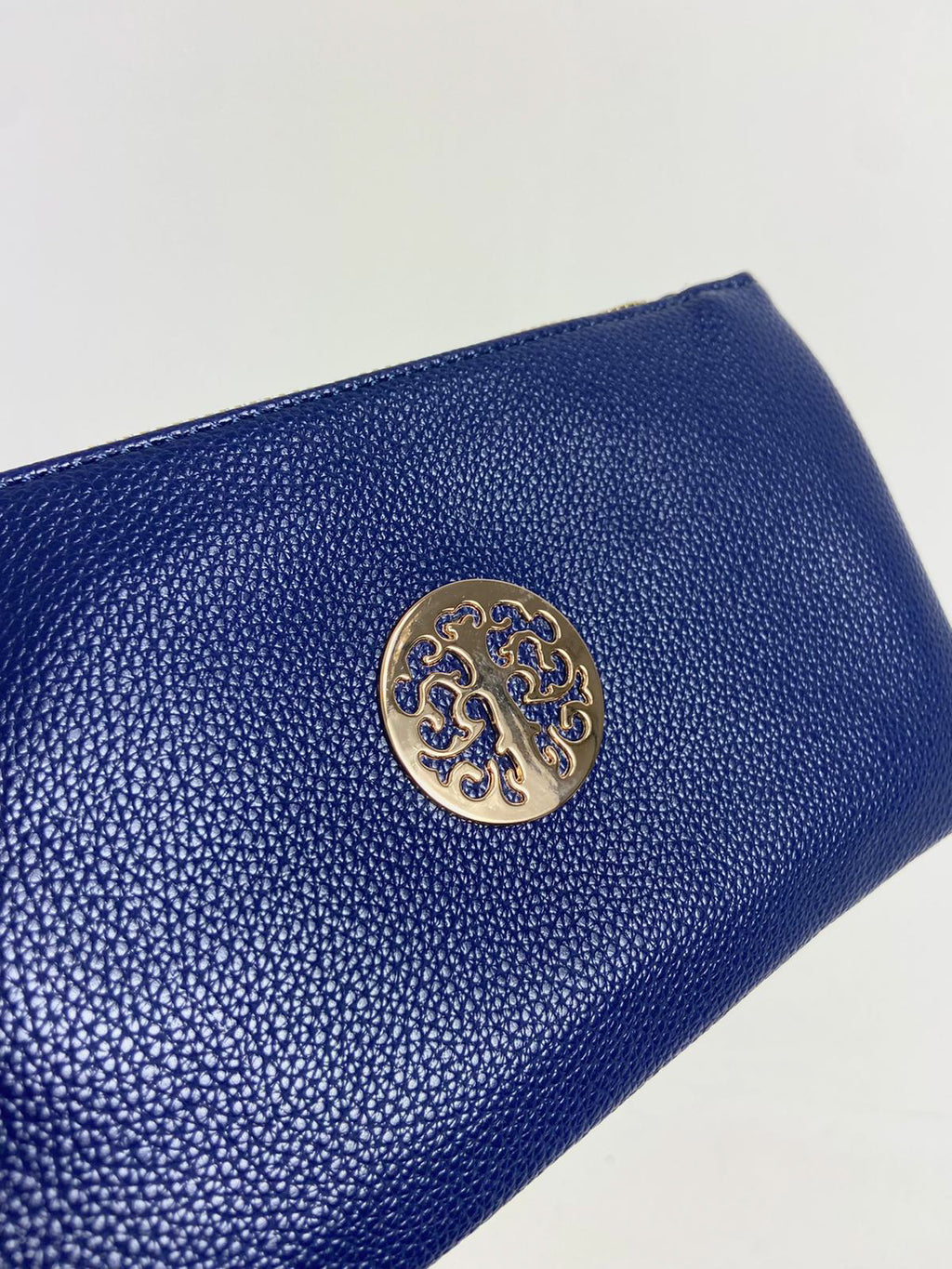 Metal Detail Clutch Bag