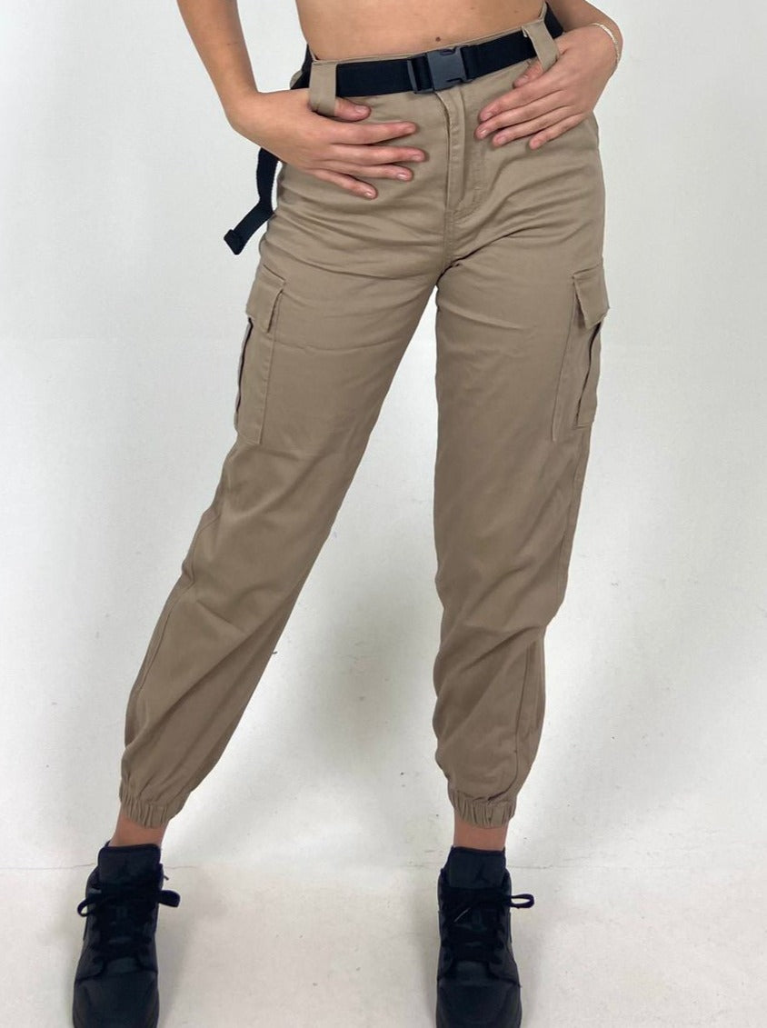 Belted Cargo Pants