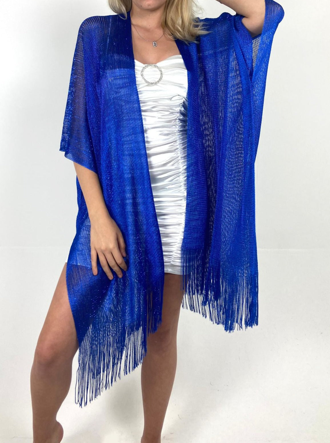 Royal blue 2024 kimono cardigan