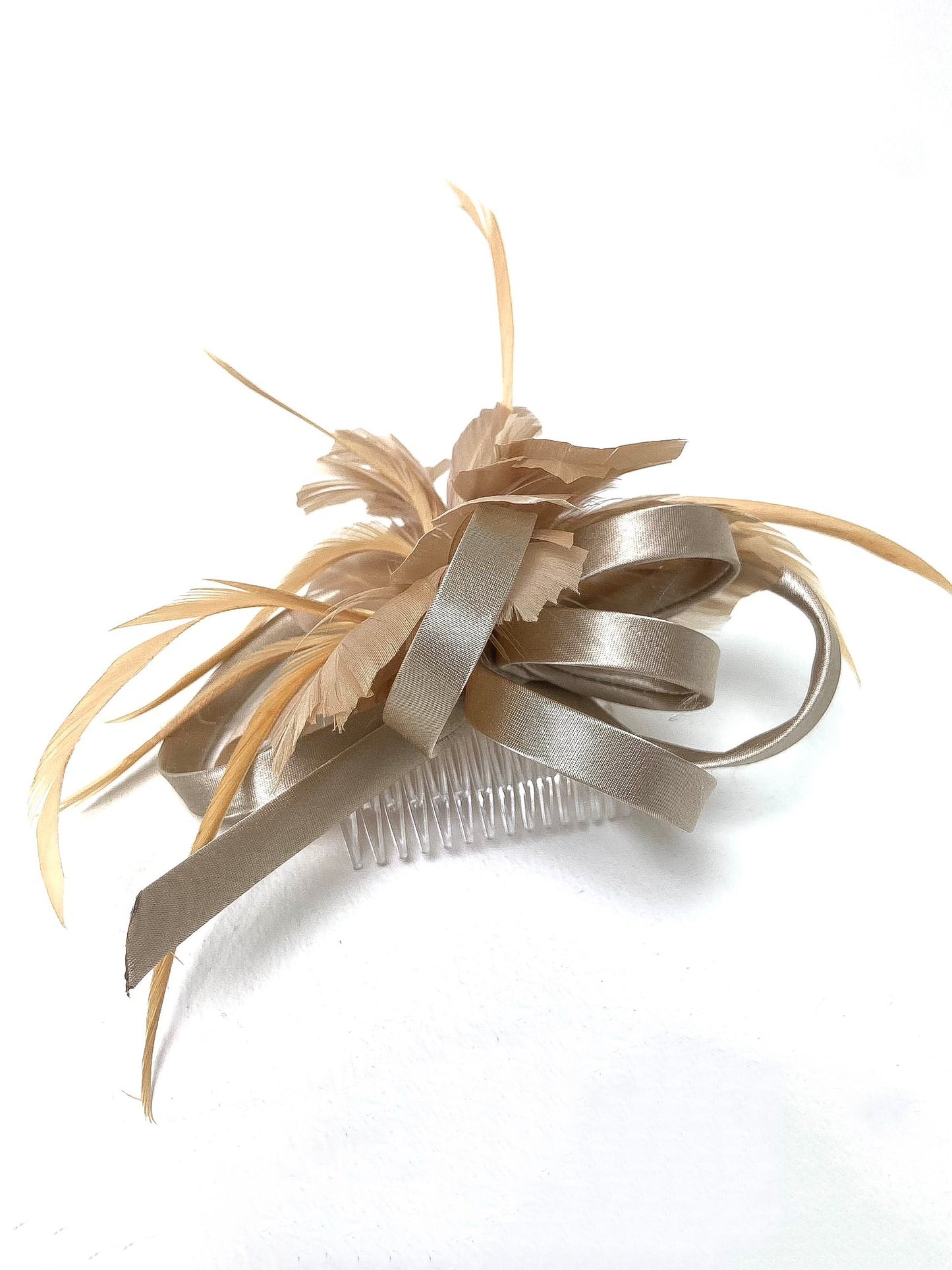 Feather & Satin Swirl Fascinator