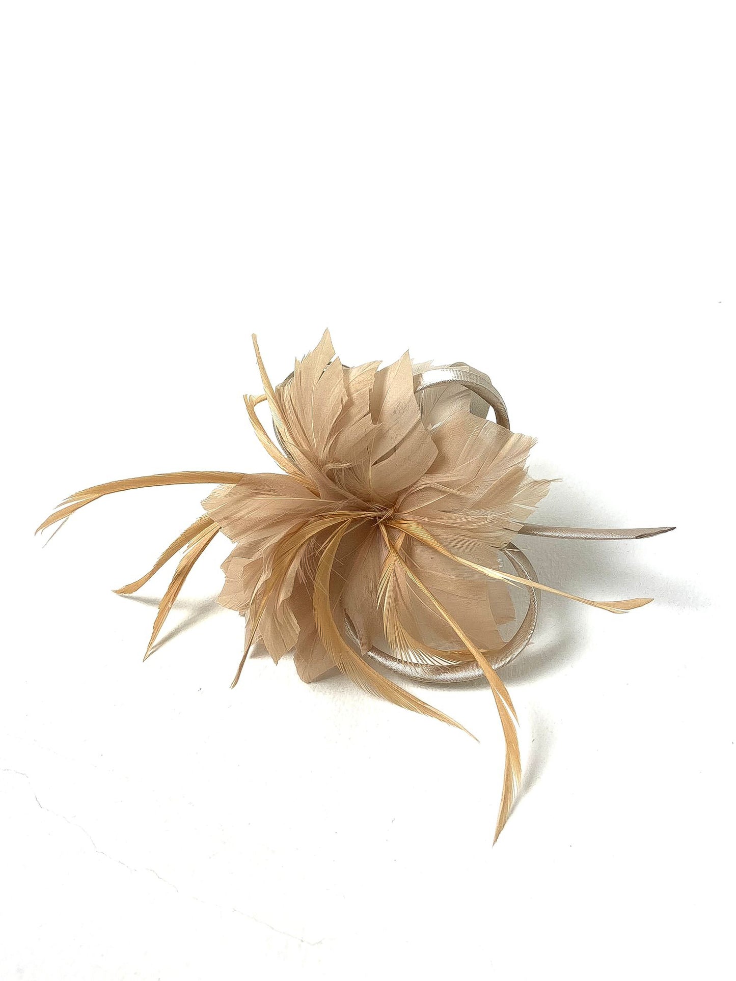 Feather & Satin Swirl Fascinator