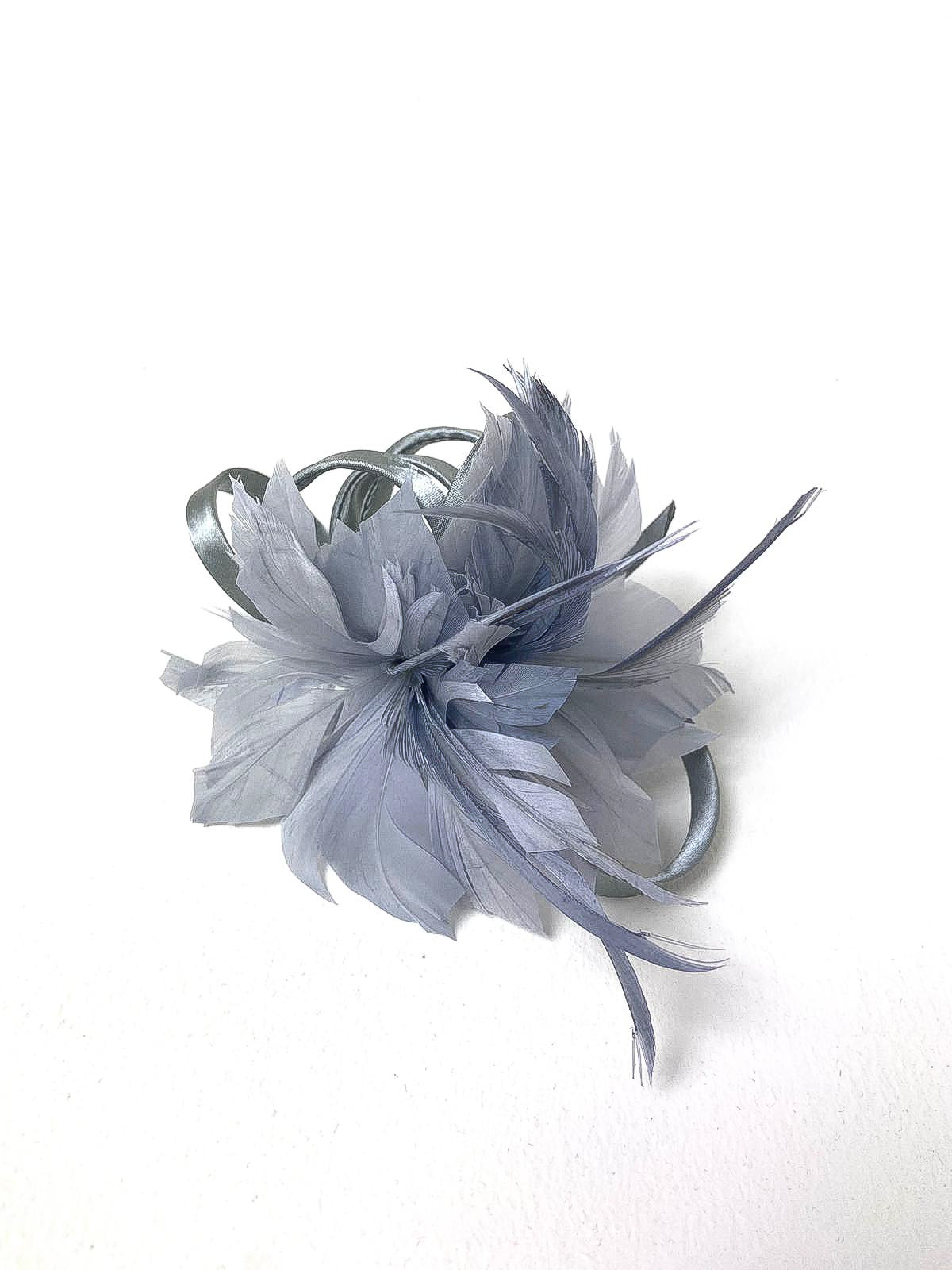 Feather & Satin Swirl Fascinator