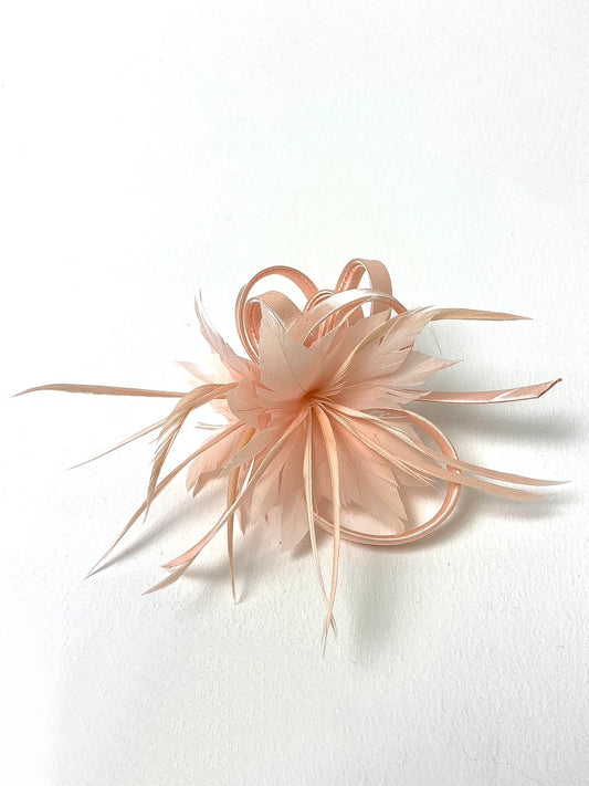 Feather & Satin Swirl Fascinator