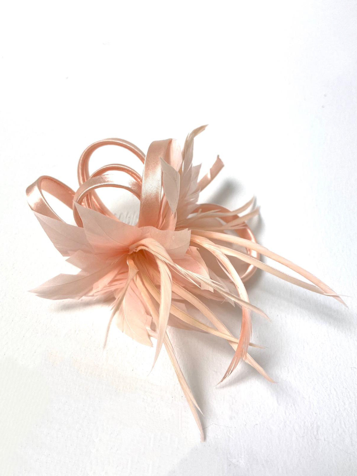 Feather & Satin Swirl Fascinator