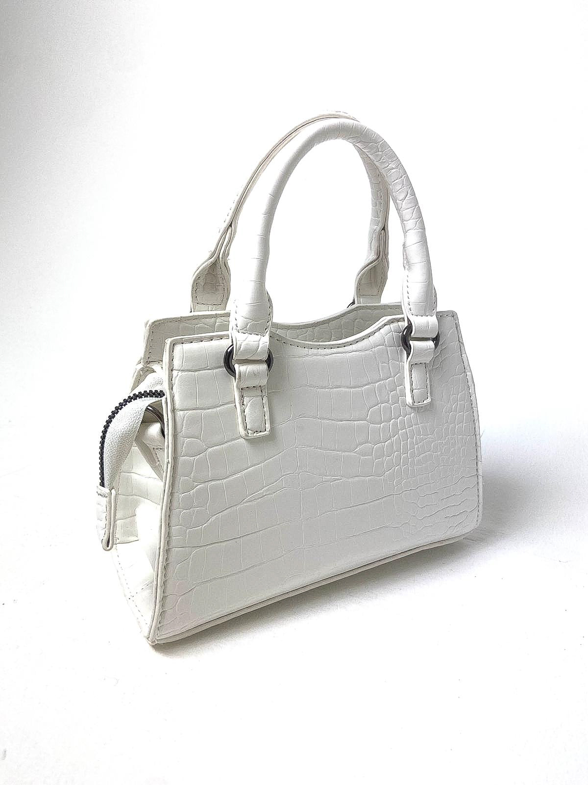 Zip Front Buckled Mini Bag