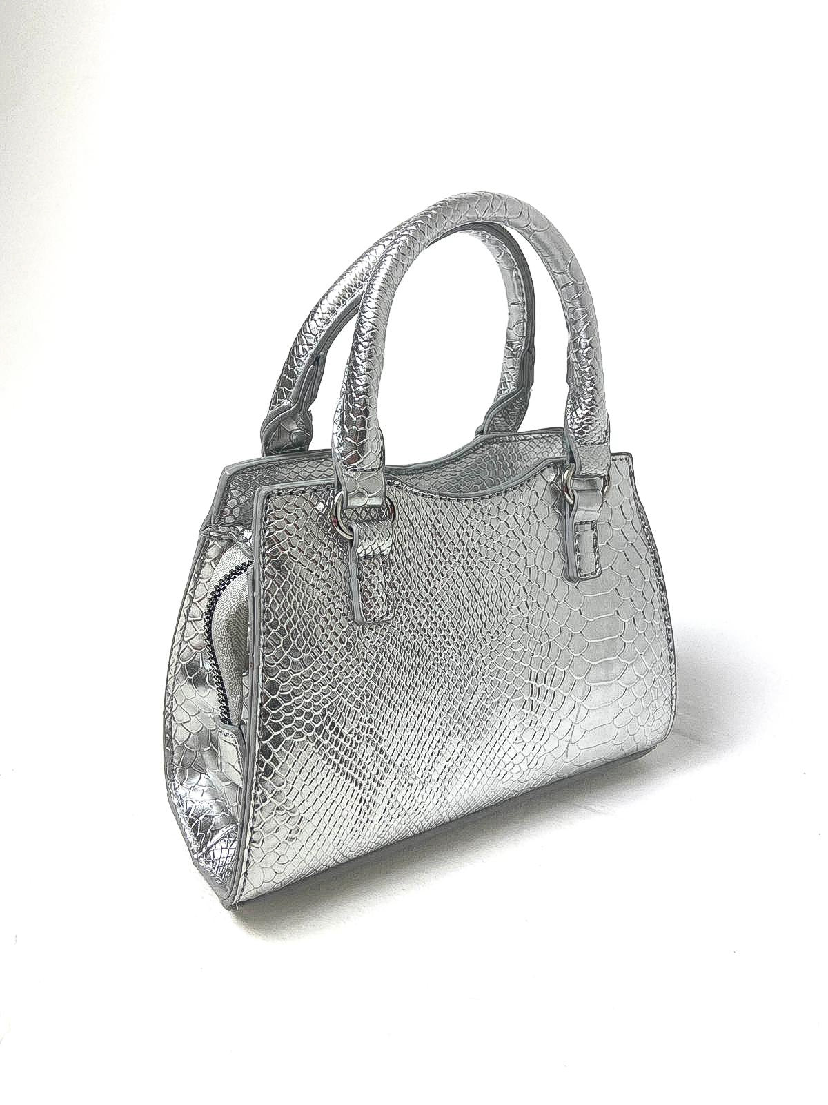 Zip Front Buckled Mini Bag