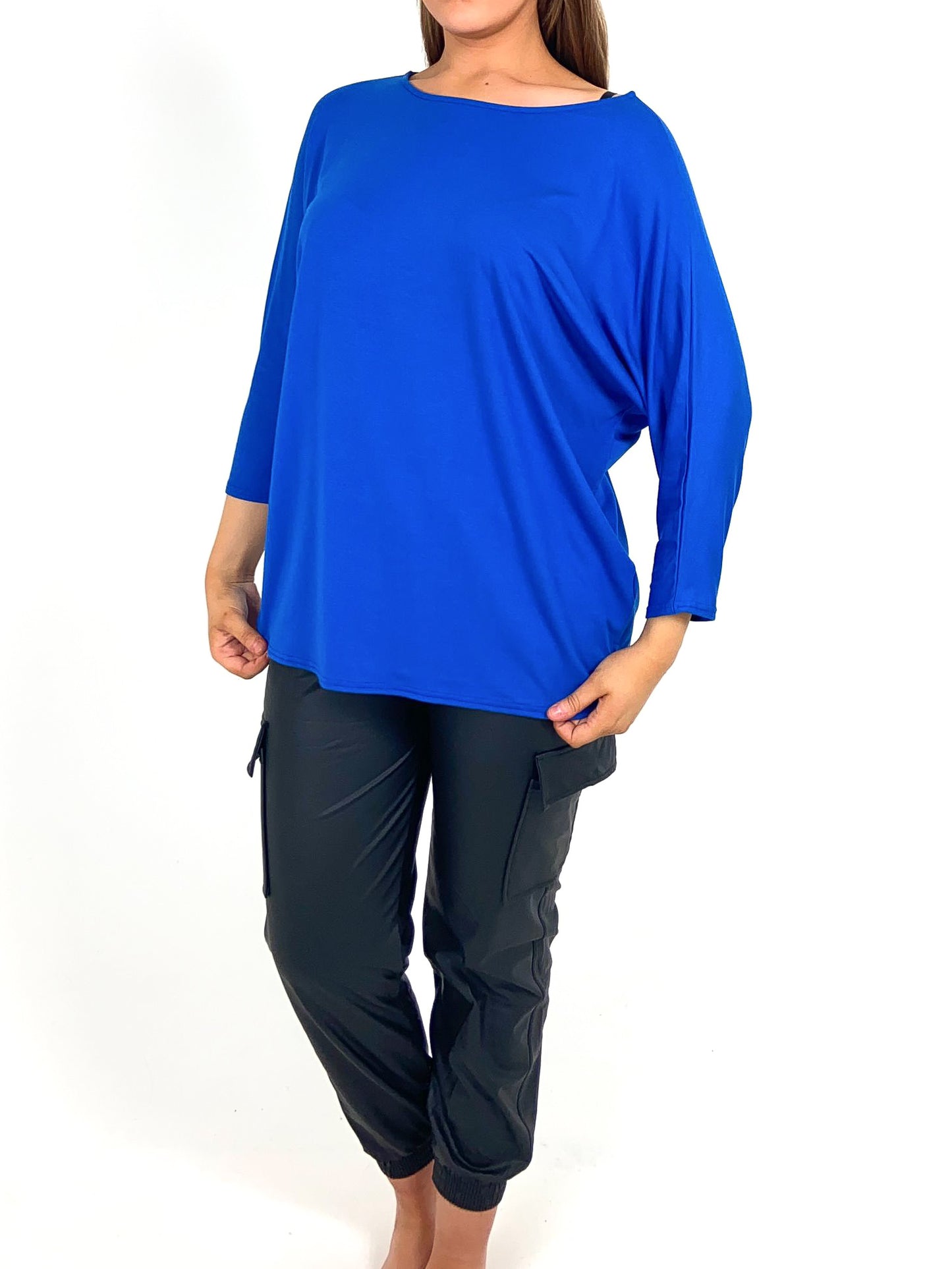 Jersey Batwing Top