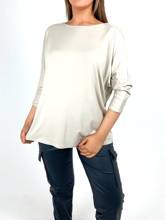 Jersey Batwing Top