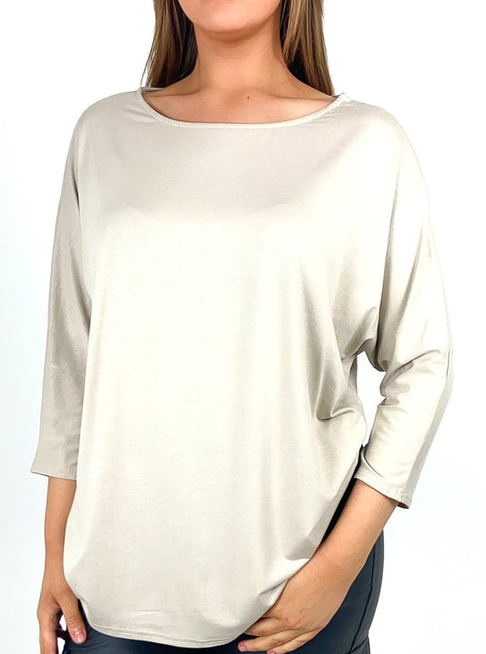 Jersey Batwing Top