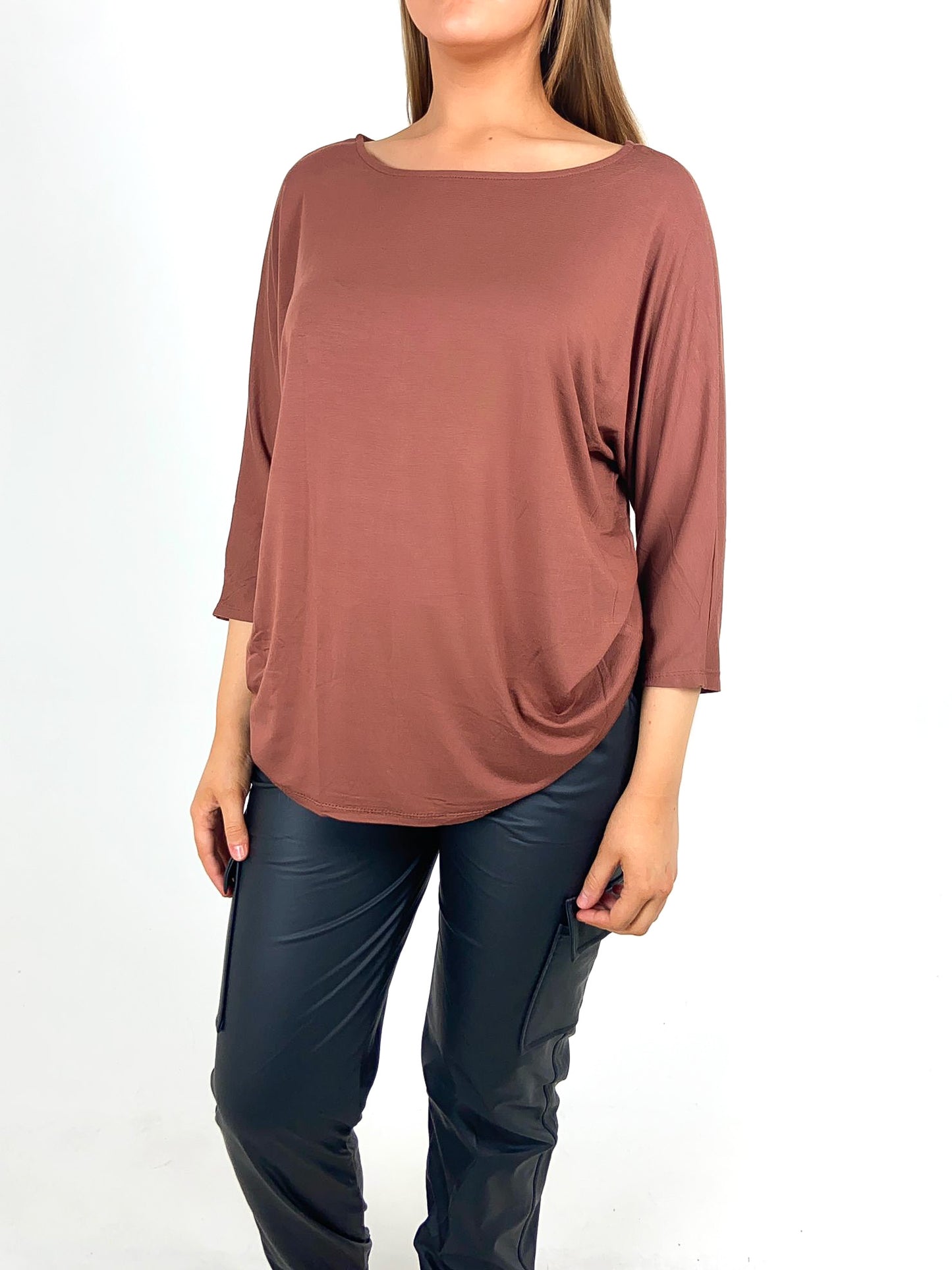 Jersey Batwing Top