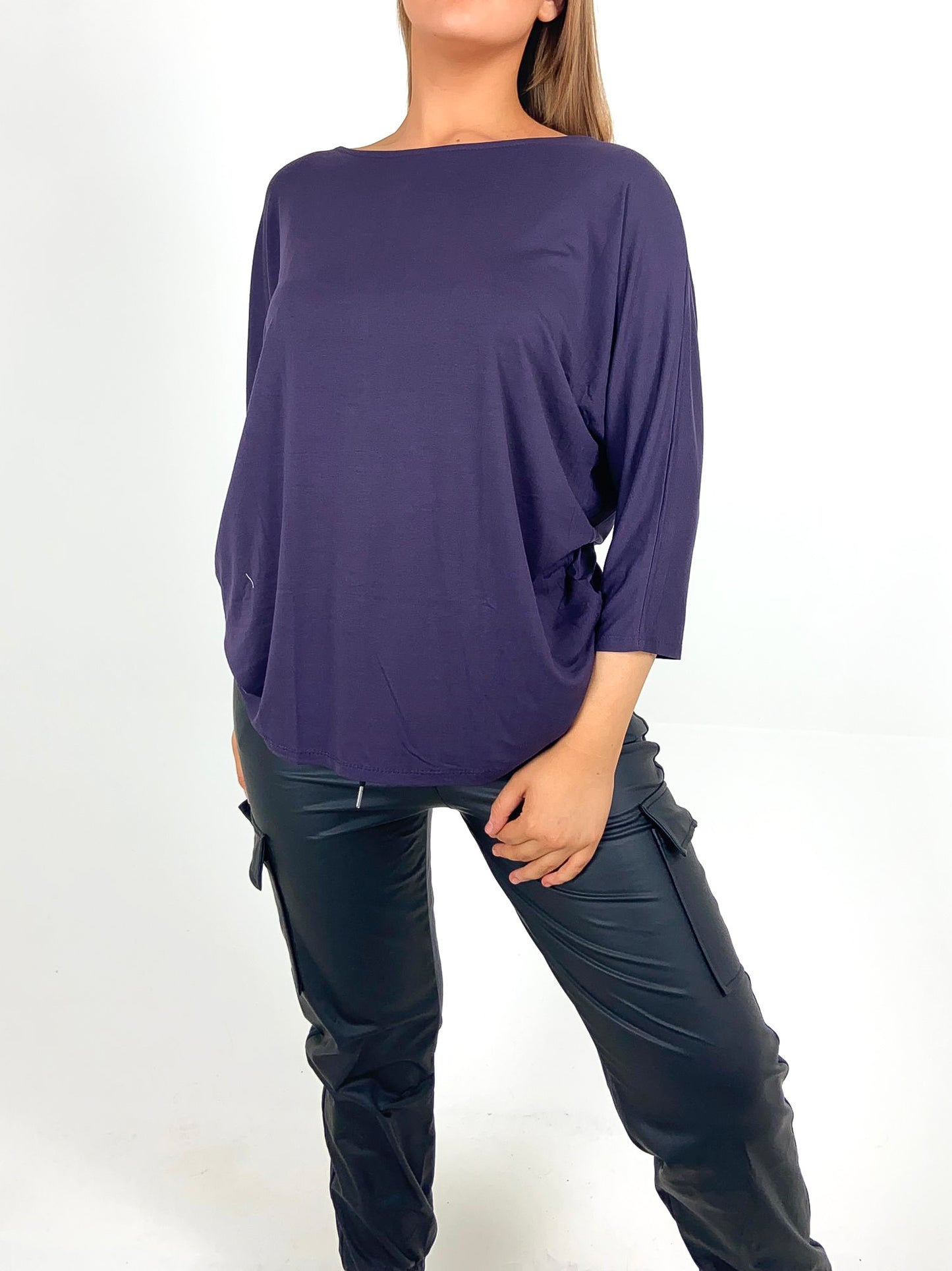 Jersey Batwing Top