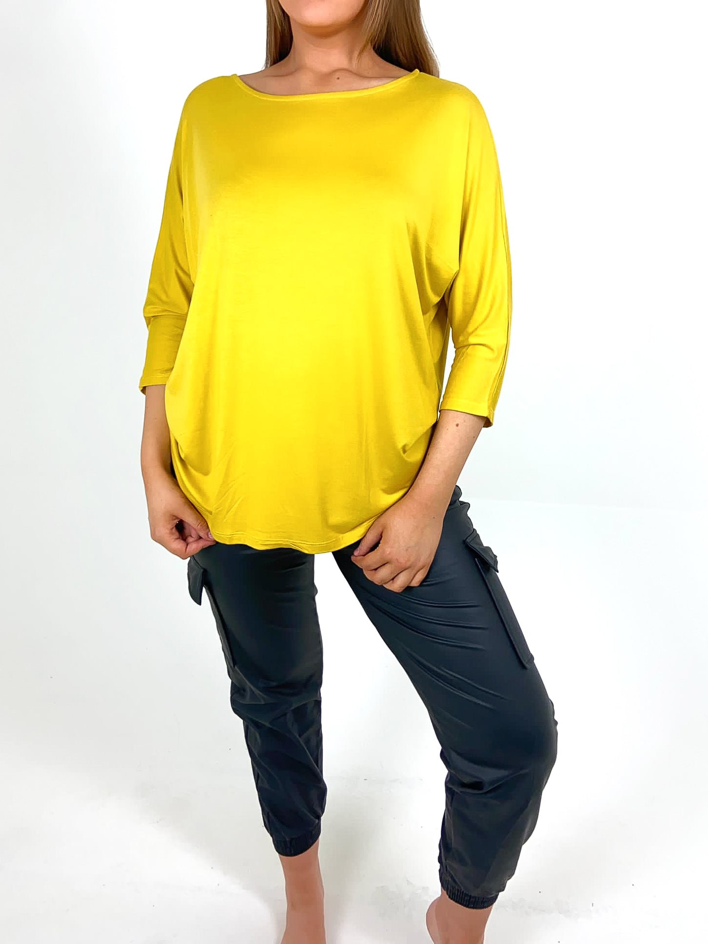 Batwing jersey top on sale