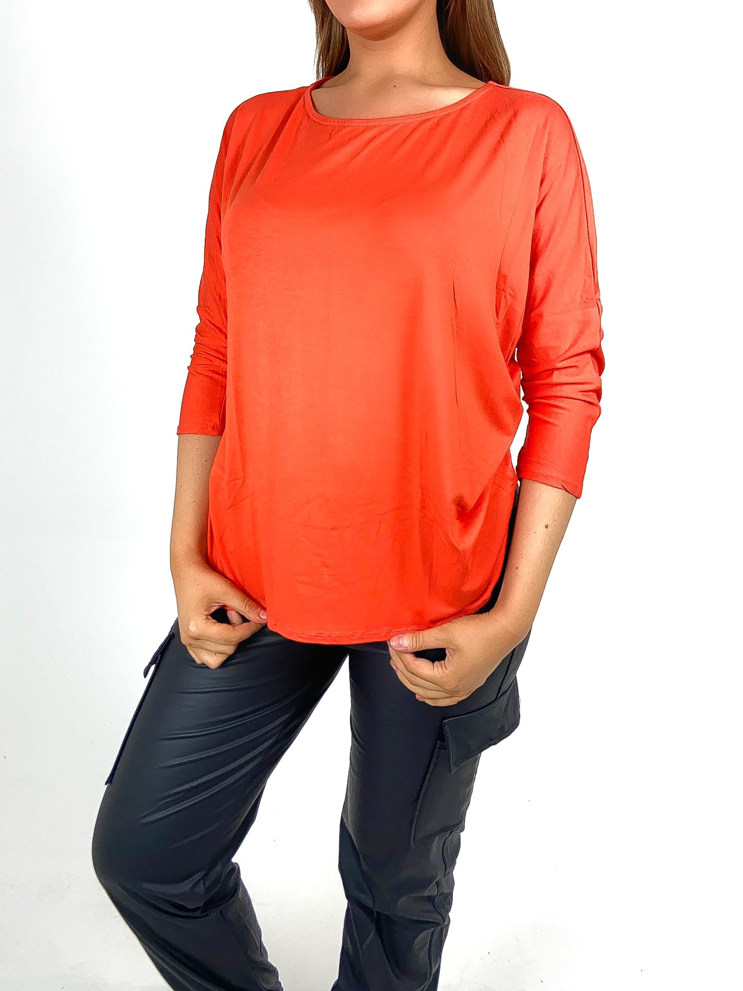 Jersey Batwing Top