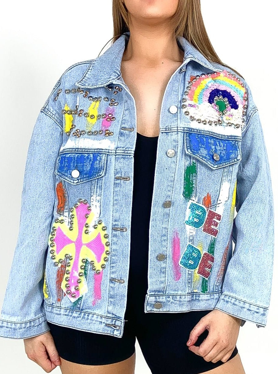 Embellished Denim Jacket