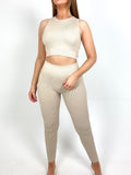 Seamless Rib Crop Vest