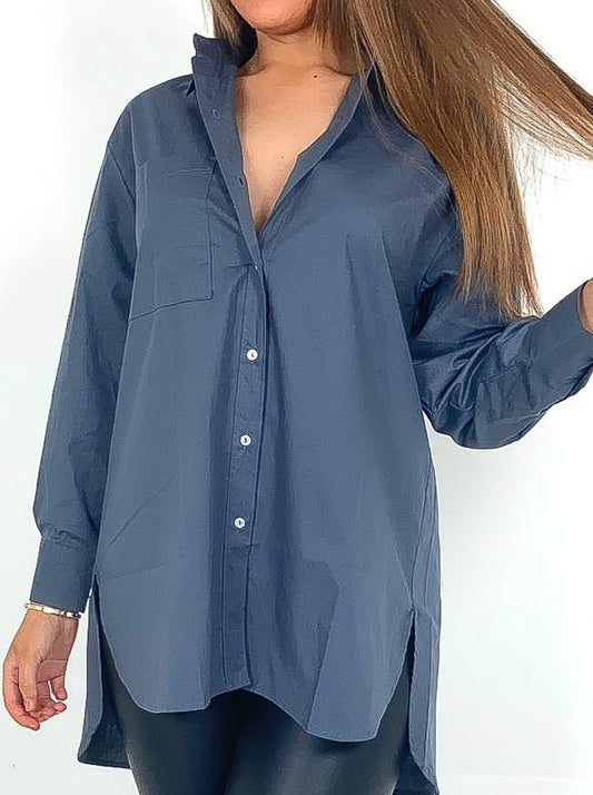 Oversized Poplin Shirt