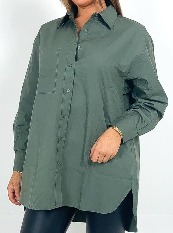 Oversized Poplin Shirt