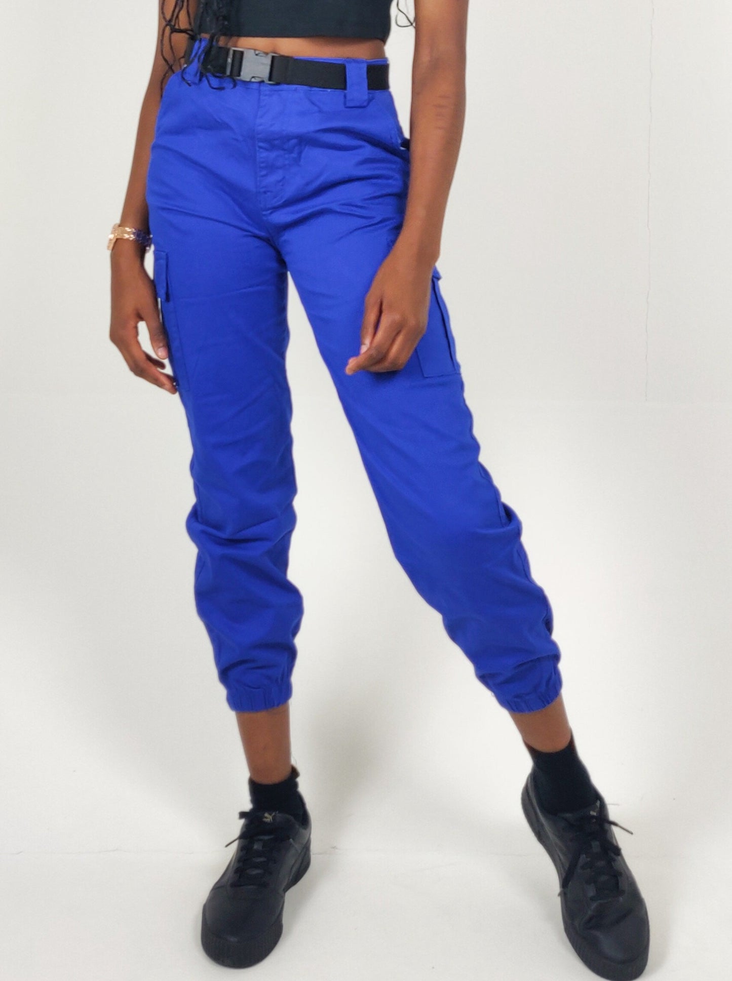 Belted Cargo Pants