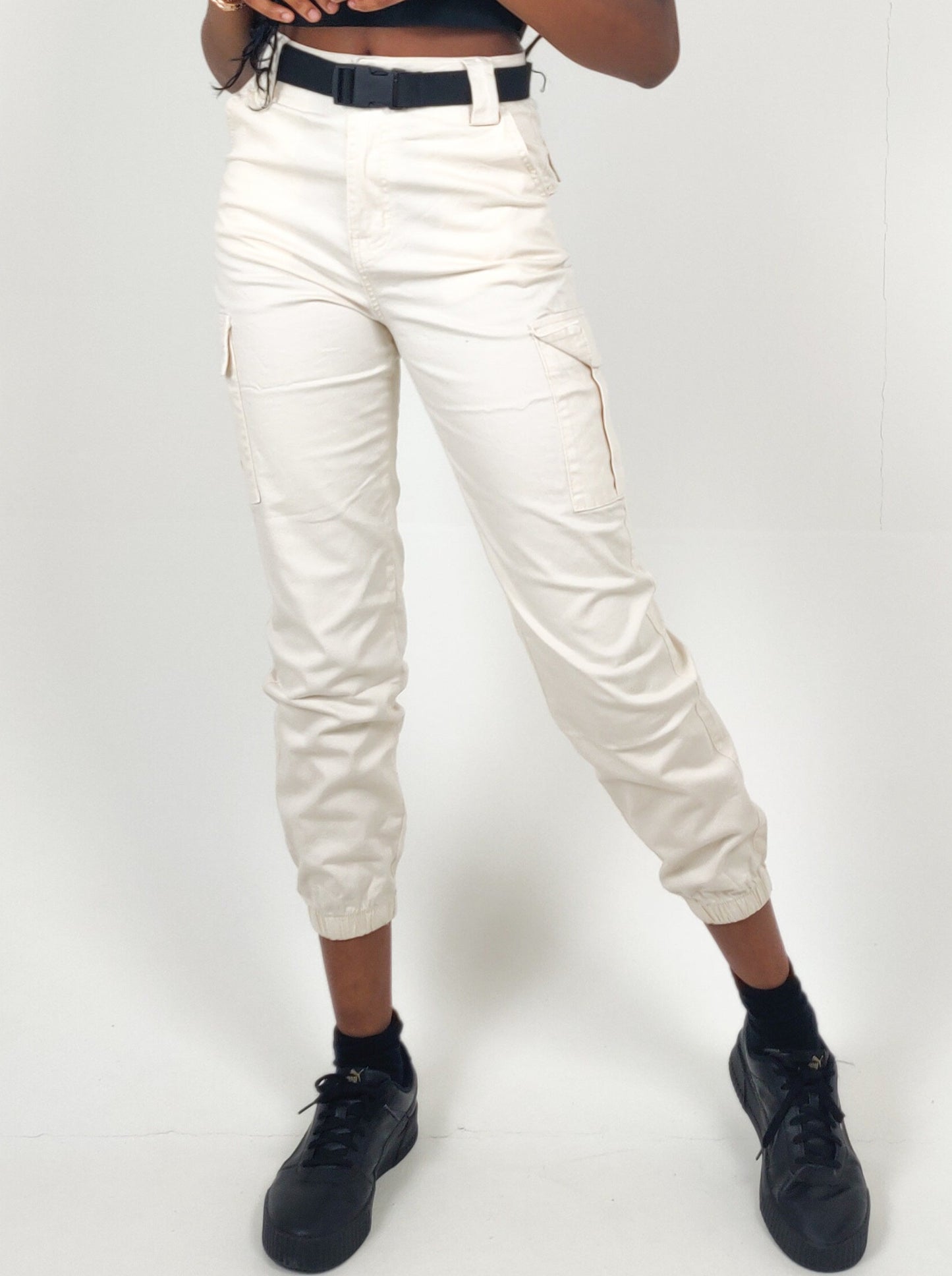 Belted Cargo Pants