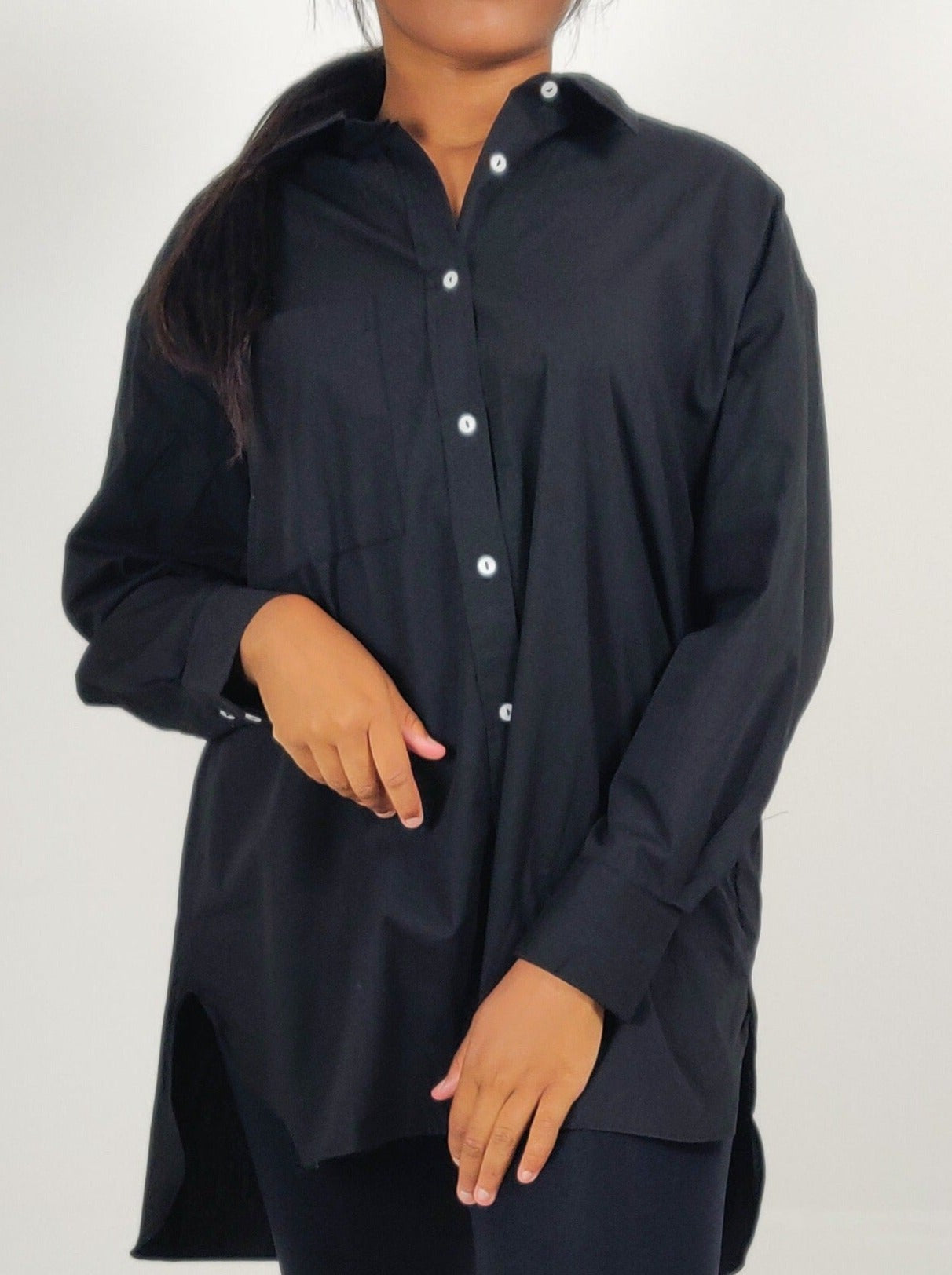 Oversized Poplin Shirt