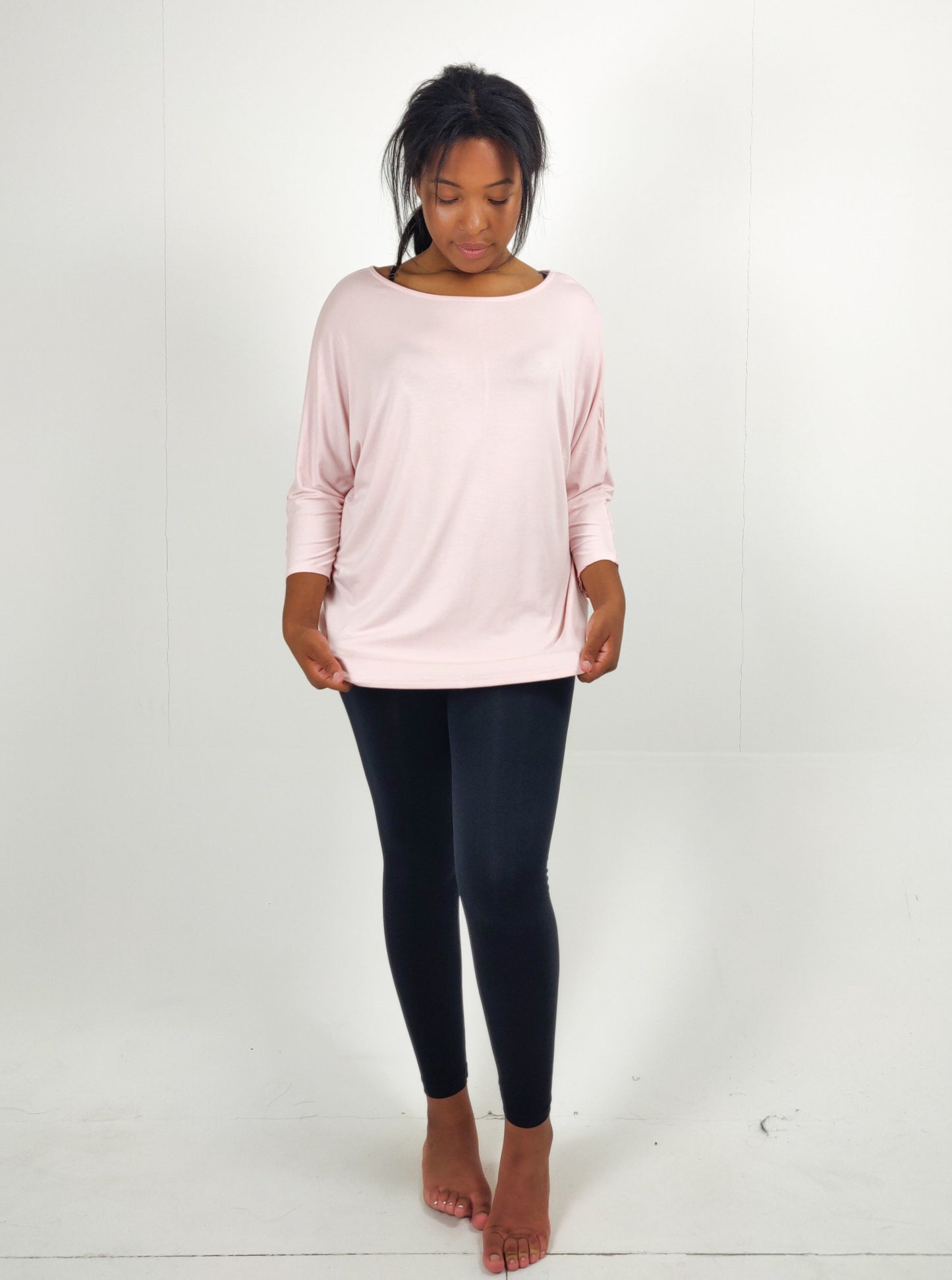 Jersey Batwing Top