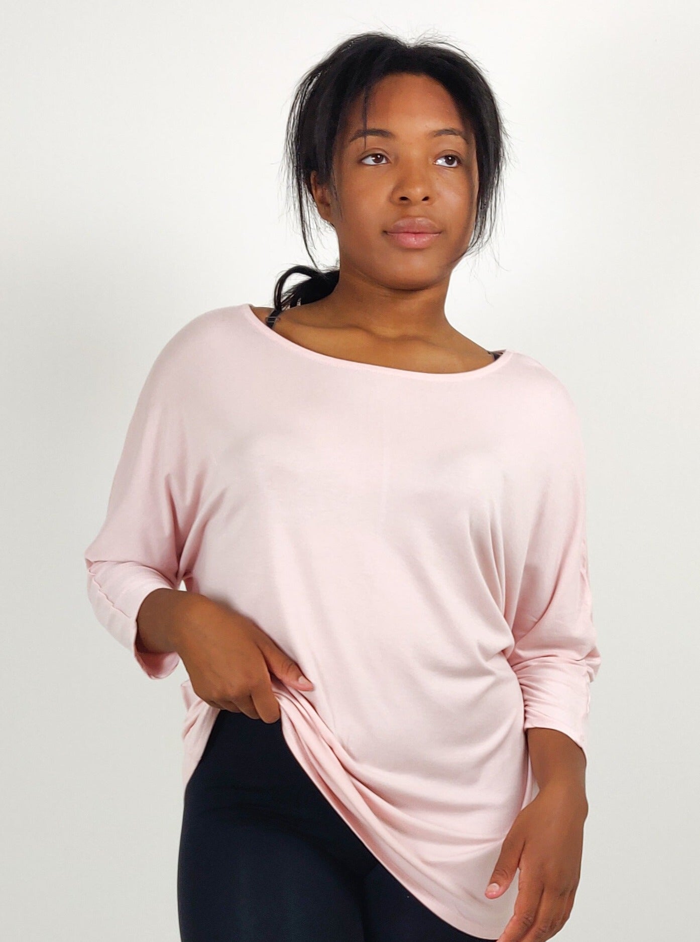 Jersey Batwing Top