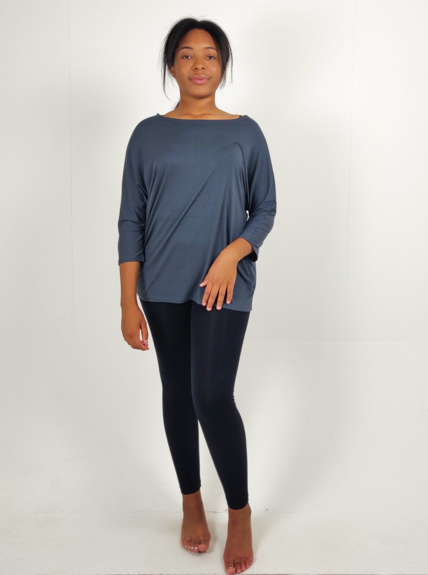 Jersey Batwing Top