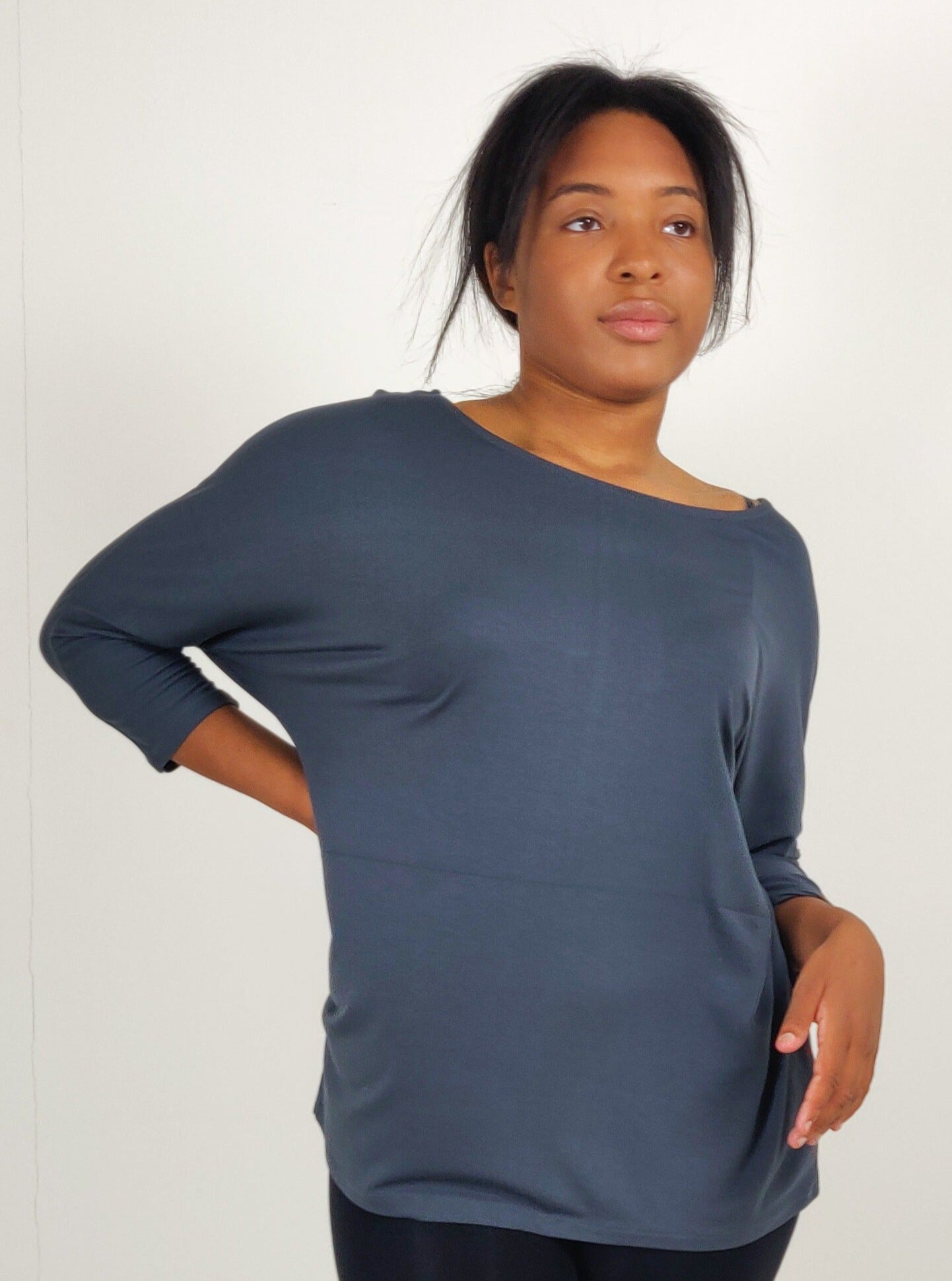 Jersey Batwing Top