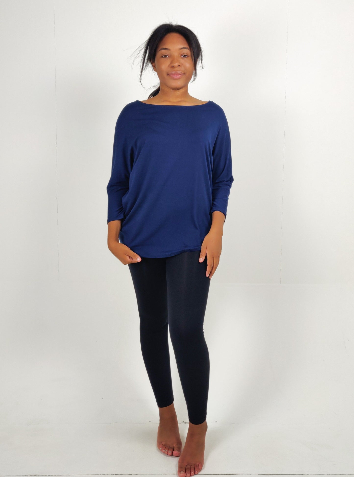 Jersey Batwing Top